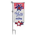 thumbnail image 1 of Americana Bless Our Home Garden Flag 2 Sided XL Patriotic, 1 of 5