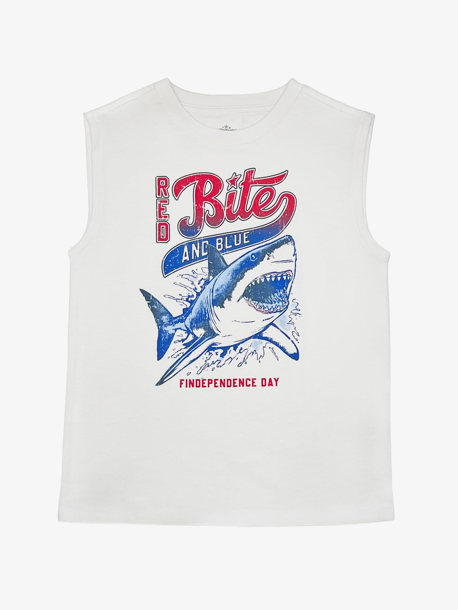 Fourth of July Patriotic Americana Boys Printed Tank Top from Way To Celebrate, Sizes 4-18