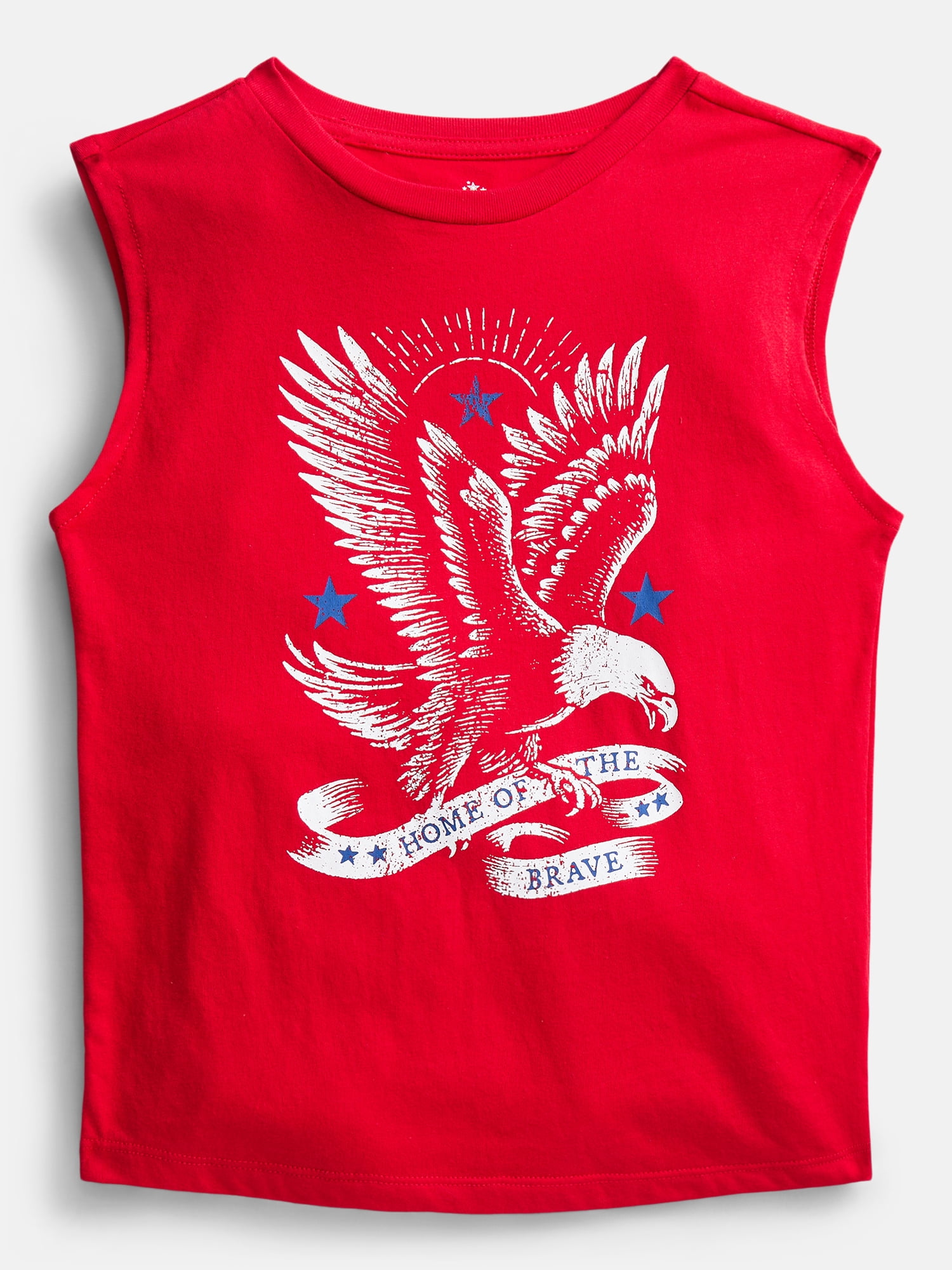 Fourth of July Patriotic Americana Boys Printed Tank Top from Way To Celebrate, Sizes 4-18