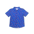 thumbnail image 1 of Way To Celebrate Boys Patriotic Americana Woven Button Up, Sizes 4-18, 1 of 2