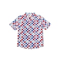 thumbnail image 1 of Way To Celebrate Boys Patriotic Americana Woven Button Up, Sizes 4-18, 1 of 2