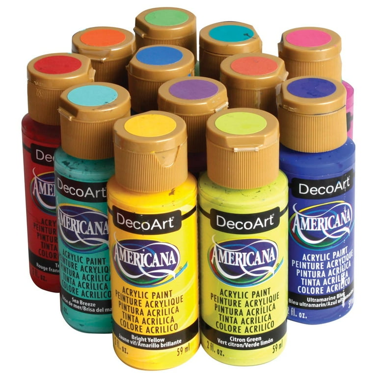 Americana Bright Acrylic Paint Set