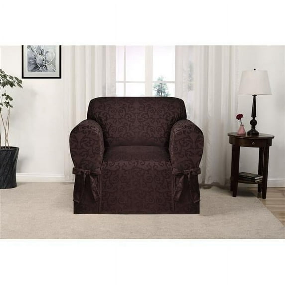 Americana Chair Slipcover, Brown