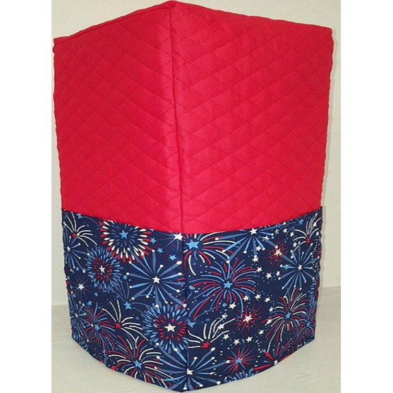 Americana Coffee Maker Cover by Penny's Needful Things (Quilted Red)