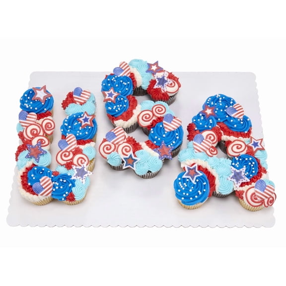 Americana Cupcake Cake