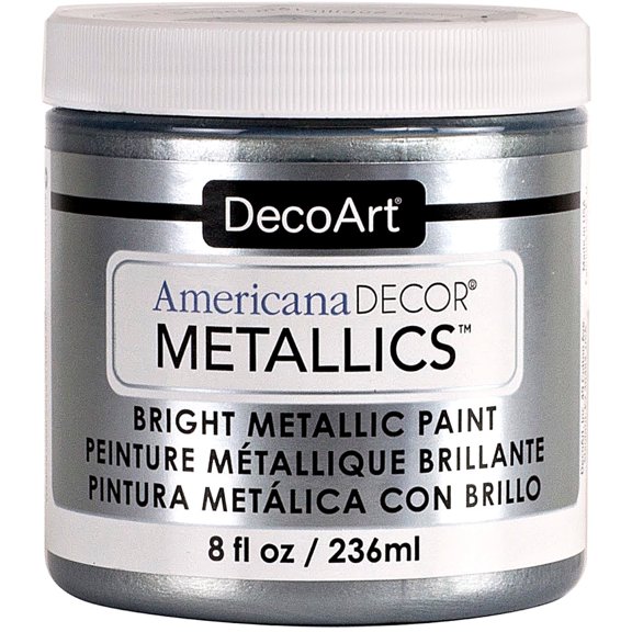 DecoArt Americana Decor 8oz Metallics Paint for Furniture & Home Décor
