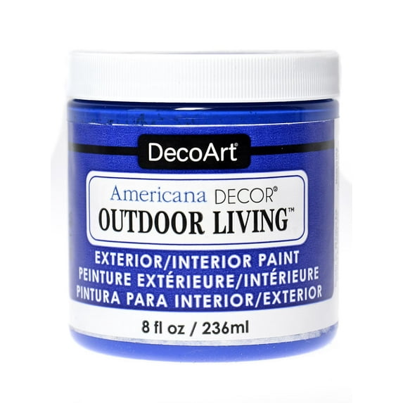 Americana Decor Outdoor Living Paint morning glory, 8 oz. (pack of 3)