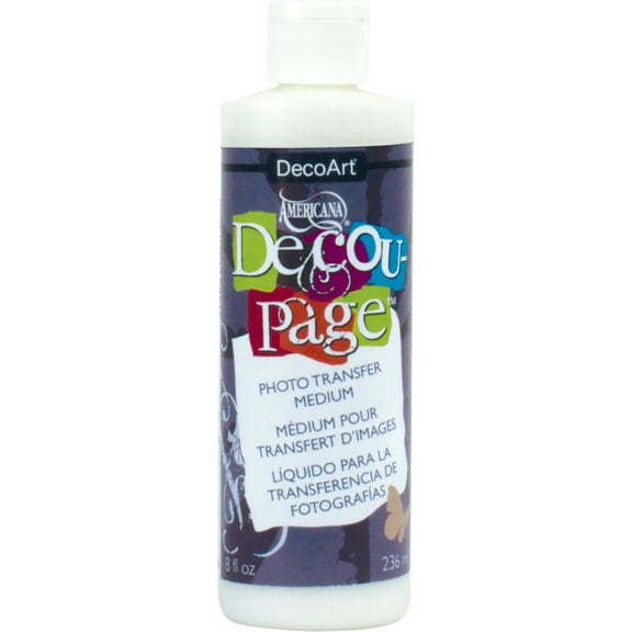 Americana Decou-Page Photo Transfer Medium-8oz