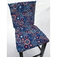 thumbnail image 1 of Americana Dining Room Chair Back Covers or Seat Covers by Penny's Needful Things (Chair Back Cover Only) (18 W x 18 H CHAIR BACK) (Fireworks), 1 of 3
