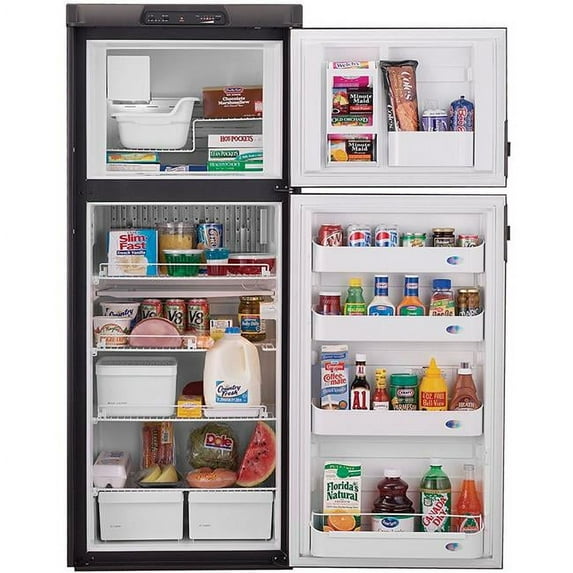 Americana Double Door RV Refrigerator - 2-Way, 8 Cubic ft.