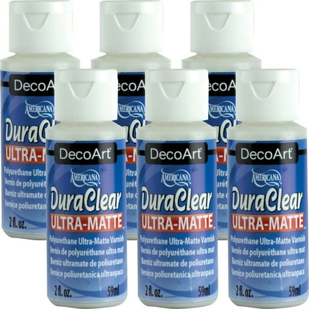 Americana DuraClear Ultra Matte 2oz -Multipack Of 6