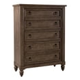 thumbnail image 1 of Americana Farmhouse 5 Drawer Chest - Dusty Taupe, 1 of 6