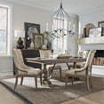 thumbnail image 1 of Americana Farmhouse 5 Piece Trestle Table Set, 1 of 9