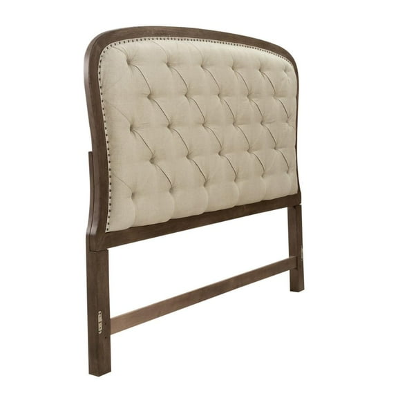 Americana Farmhouse Queen Tufted Panel Headboard - Dusty Taupe