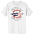 thumbnail image 1 of Americana Freedom Highway Men's White T-Shirt - 4XLB, 1 of 4