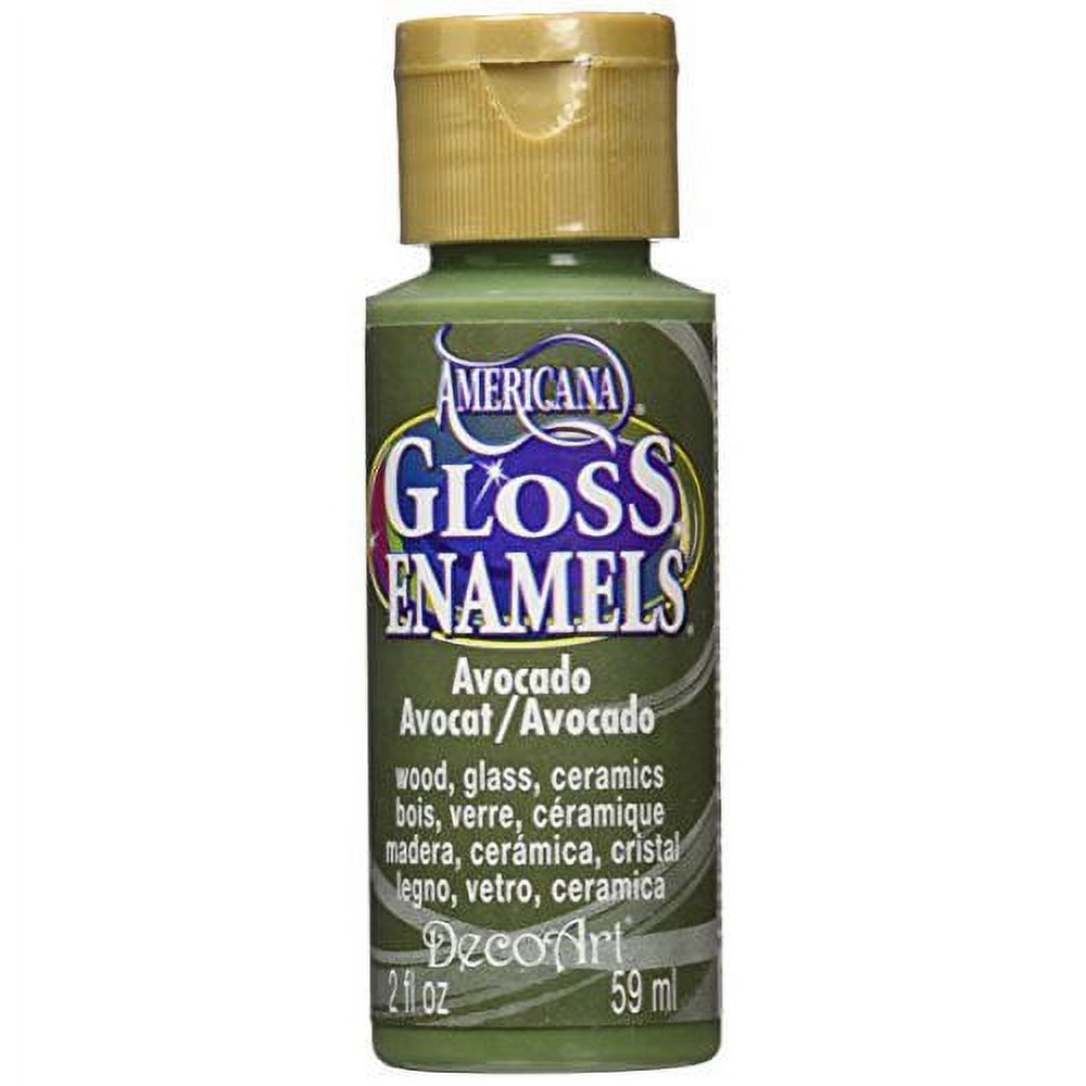 Americana Gloss Enamels Acrylic Paint 2OzAvocado