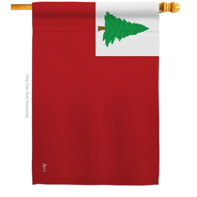 Patriotic 28 x 40 Inch Double-Sided Historic House Flag