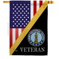 thumbnail image 1 of Americana Home & Garden  28 x 40 in. Home of Army National Guard House Flag with Armed Forces Double-Sided Decorative Vertical Flags Decoration Banner Garden Yard Gift, 1 of 1