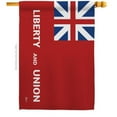 thumbnail image 1 of Americana Home & Garden  28 x 40 in. Taunton American USA Historic House Flag with Double-Sided Horizontal Decoration Banner Garden Yard Gift, 1 of 1