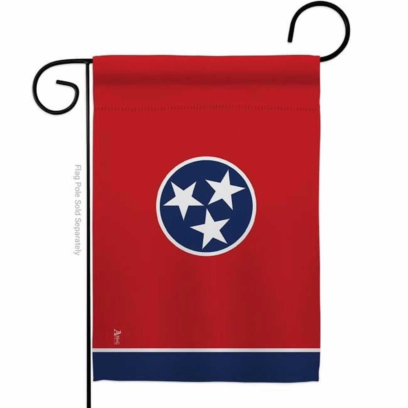 Americana Home & Garden G142543-BO 13 x 18.5 in. Tennessee American State Garden Flag with Double-Sided Horizontal House Decoration Banner Yard Gift
