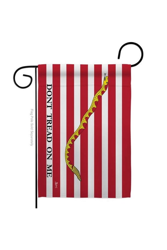 G142701-BO 13 x 18.5 in. First Navy Jack American USA Historic Garden Flag with Double-Sided Horizontal House Decoration Banner Yard Gift