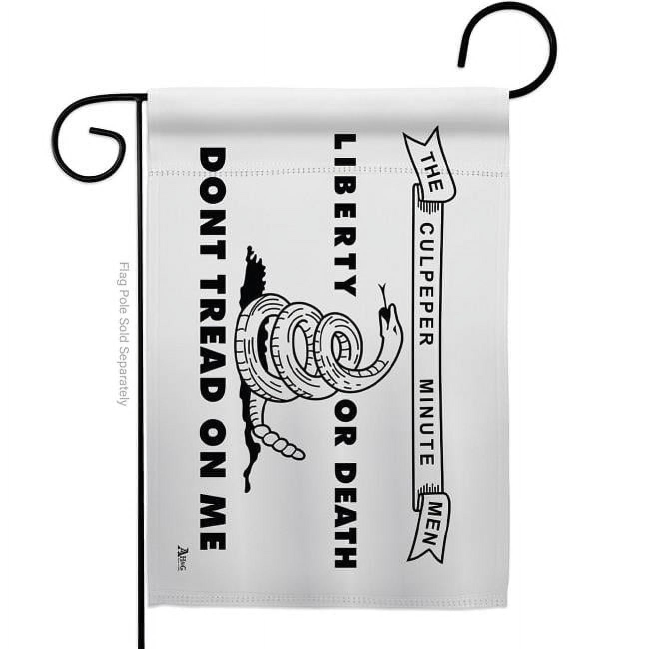 Americana Home & Garden G142709-BO 13 x 18.5 in. Culpepper American USA Historic Garden Flag with Double-Sided Horizontal House Decoration Banner Yard Gift