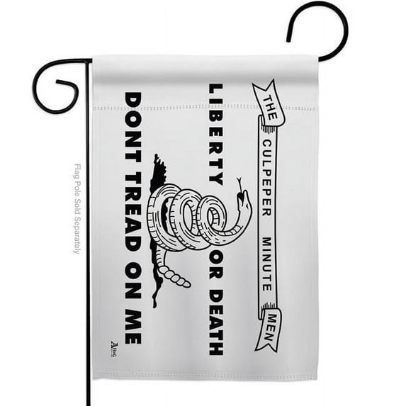 Americana Home & Garden G142709-BO 13 x 18.5 in. Culpepper American USA Historic Garden Flag with Double-Sided Horizontal House Decoration Banner Yard Gift