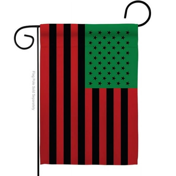 Americana Home & Garden G142726-BO 13 x 18.5 in. African American Black History Juneteenth Double-Sided Decorative Horizontal Garden Flags - House Decoration Banner Yard Gift