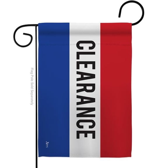 Americana Home & Garden G142779-BO Clearance Novelty Merchant 13 x 18.5 in. Double-Sided Decorative Horizontal Garden Flags for House Decoration Banner Yard Gift