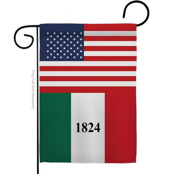 Americana Home & Garden G142821-BO 13 x 18.5 in. USA Alamo American Historic Vertical Garden Flag with Double-Sided House Decoration Banner Yard Gift