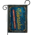 thumbnail image 1 of Americana Home & Garden G142972-BO 13 x 18.5 in. Nebraska Vintage American State Garden Flag with Double-Sided Horizontal House Decoration Banner Yard Gift, 1 of 1