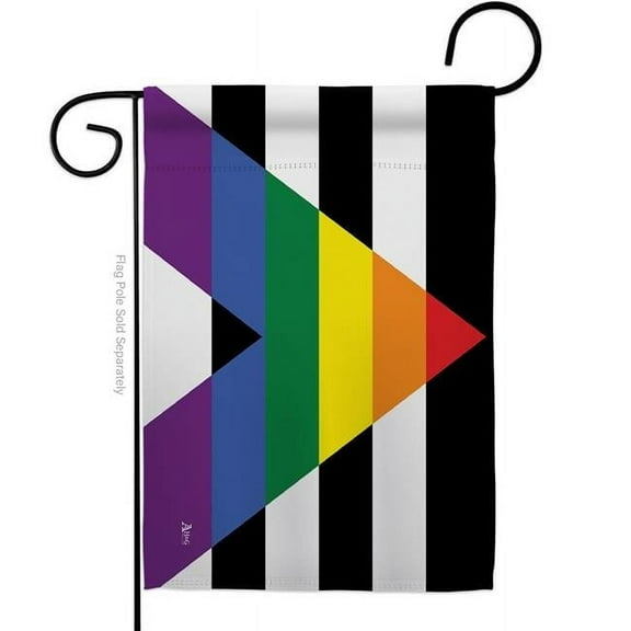 Americana Home & Garden G149023-BO Straight Allies for Equality Support Pride 13 x 18.5 in. Double-Sided Decorative Horizontal Garden Flags for House Decoration Banner Yard Gift
