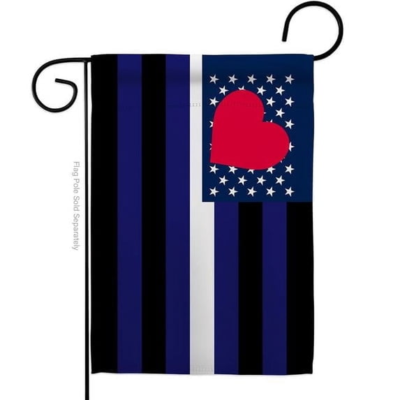 Americana Home & Garden G149654-BO US Leather Pride Support 13 x 18.5 in. Double-Sided Decorative Horizontal Garden Flags for House Decoration Banner Yard Gift