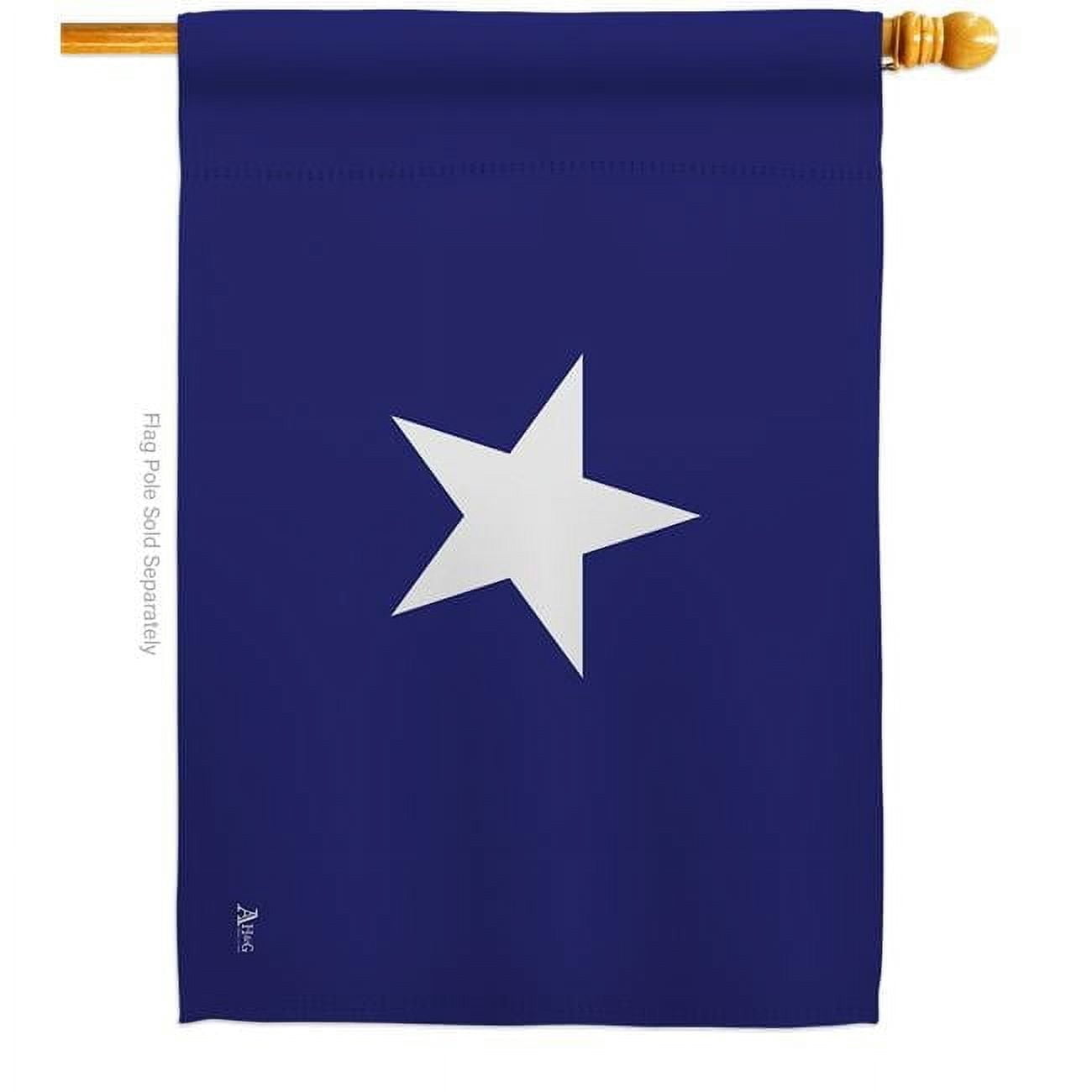 Americana Home & Garden H140687-BO 28 x 40 in. Bonnie Blue American USA Historic House Flag with Double-Sided Horizontal Decoration Banner Garden Yard Gift