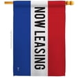 thumbnail image 1 of Americana Home & Garden H140790-BO Now Leasing Novelty Merchant 28 x 40 in. Double-Sided Decorative Horizontal House Flags for Decoration Banner Garden Yard Gift, 1 of 1