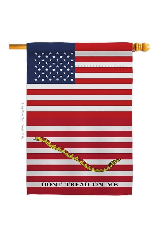 H140820-BO 28 x 40 in. USA First Navy Jack American Historic Vertical House Flag with Double-Sided Decorative Banner Garden Yard Gift