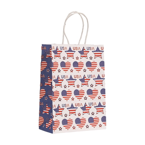 Americana-Inspired Party Favor Bags — 4th of July Decorations — Picnic Tables, BBQ Stations & Outdoor Dining Centerpieces, designed for Summer BBQ Parties and patriotic outdoor hosting.