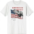 thumbnail image 1 of Americana Let Freedom Ring Men's White Crew Neck Short Sleeve Tee-XS, 1 of 2