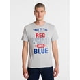 thumbnail image 1 of Americana Men's and Big Men's True Colors Graphic Tee Shirt from Way to Celebrate, Sizes XS-3XLT, 1 of 5