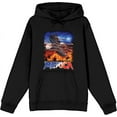 thumbnail image 1 of Americana 'Merica Eagle Adult Black Long Sleeve Hoodie-3XL, 1 of 3