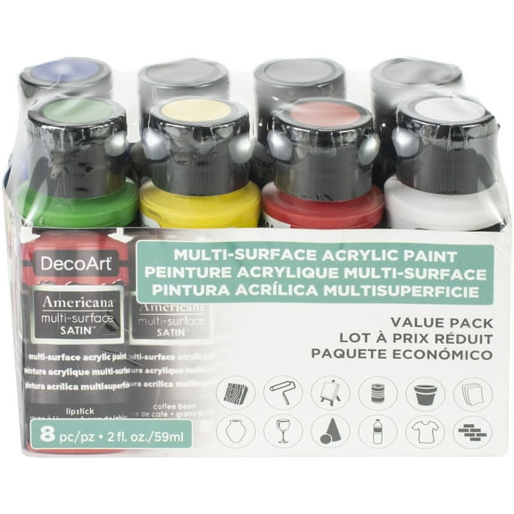 Americana Multi-Surface Value Pack 8/Pkg-
