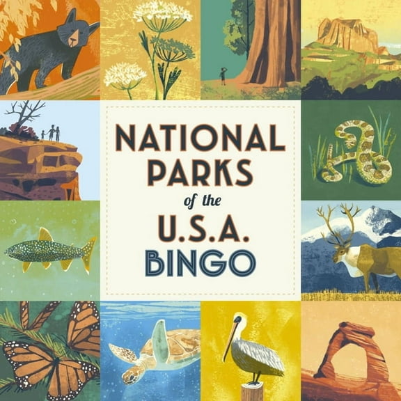 Americana: National Parks of the USA Bingo : A Bingo Game for Explorers (Game)