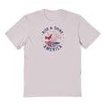 thumbnail image 1 of Americana Rise Shine Graphic Ice Grey Men's Cotton T-Shirt, 1 of 1