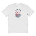 thumbnail image 1 of Americana Rise Shine Graphic White Men's Cotton T-Shirt, 1 of 1