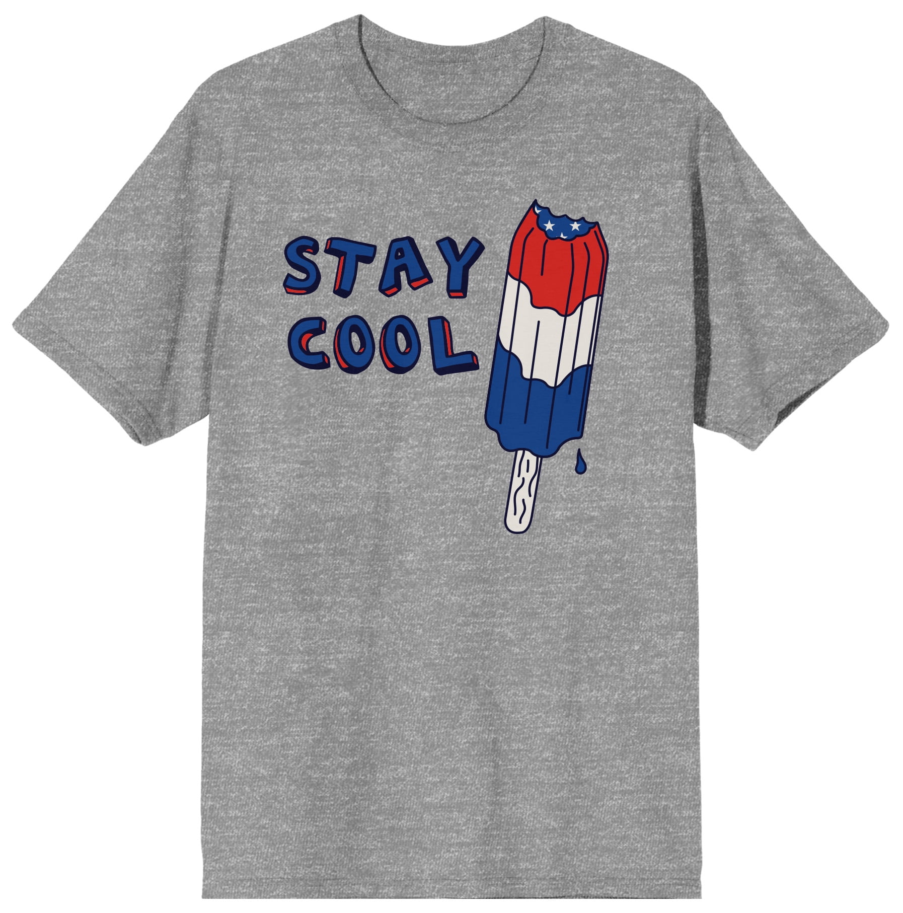 Americana Stay Cool Men's Gray Heather T-shirt-XXL - Walmart.com