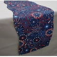 thumbnail image 1 of Americana Table Runner by Penny's Needful Things (3 Feet Long - SCALLOPED) (Fireworks), 1 of 2