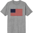 thumbnail image 1 of Americana United States Est 1776 Heather Gray Men's Crew Neck Short Sleeve Tee-XXL, 1 of 2
