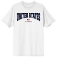 thumbnail image 1 of Americana United States Of America Men's White T-shirt - 4XLB, 1 of 4