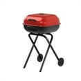 thumbnail image 1 of Americana Walk-A-Bout Charcoal Original Square Grill-100% Pre-Assembled Portable Steel, Red, 1 of 12