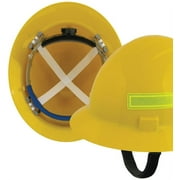 Americana Wildlands Mega Ratchet Full Brim Hard Hat, Yellow